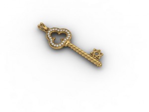 key pendant 3Dプリントモデル