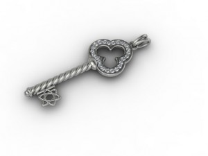 key pendant 3Dプリントモデル