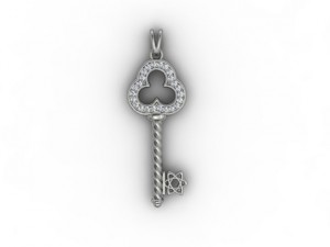 key pendant 3Dプリントモデル