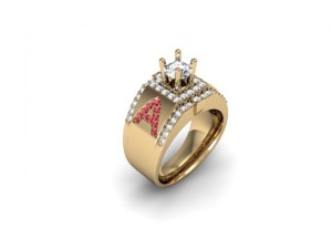 jewellery man ring 3D 打印模型