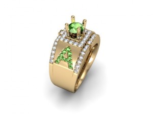 jewellery man ring 3D 打印模型