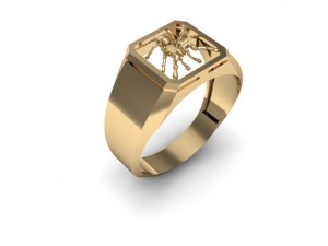 man spider ring 3D Print Model