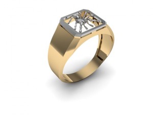 man spider ring 3Dプリントモデル
