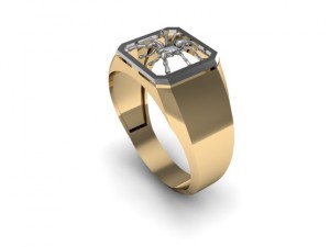 man spider ring 3Dプリントモデル