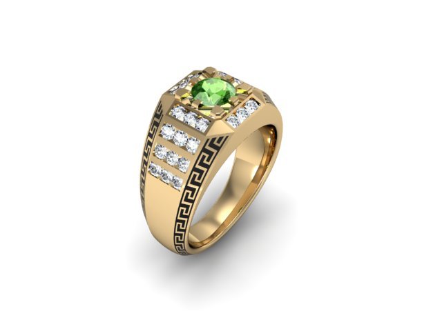 jewellery man ring 3D Print Model .c4d .max .obj .3ds .fbx .stl .blend 