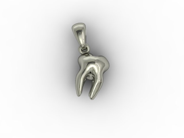 teeth pendant 3D Принт Модель .c4d .max .obj .3ds .fbx .stl .blend 