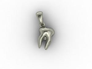 teeth pendant 3D Print Model