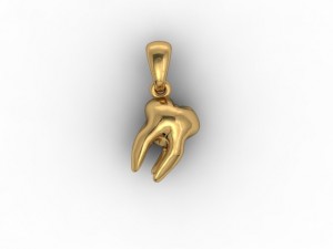 teeth pendant 3D Принт Модель