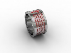 jewellery ring Modello di stampa 3D