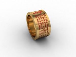 jewellery ring Modello di stampa 3D