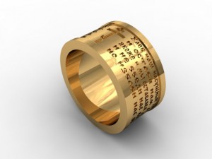 jewellery ring Modello di stampa 3D
