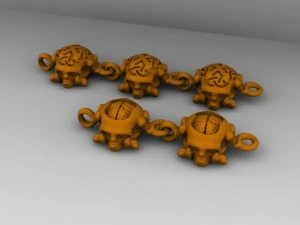 skull chain bracelet 3D Print Model