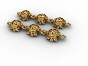 skull chain bracelet 3D Print Model