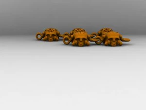skull chain bracelet 3D Print Model
