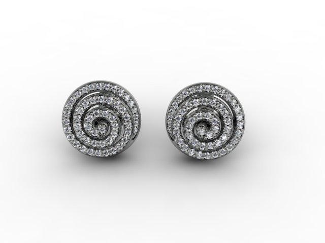 puset earring 3D प्रिंट मॉडल .c4d .max .obj .3ds .fbx .stl .blend 