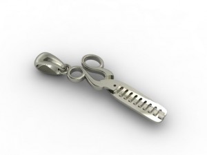 jewellery pendant scissors 3Dプリントモデル
