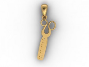 jewellery pendant scissors 3Dプリントモデル