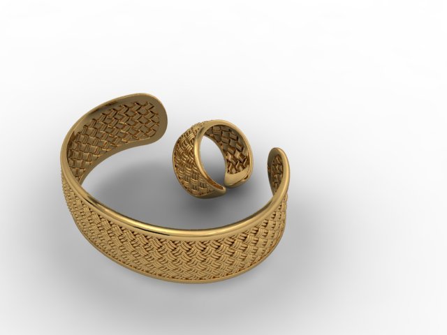 bracelet ring 3D-printmodel .c4d .max .obj .3ds .fbx .stl .blend 