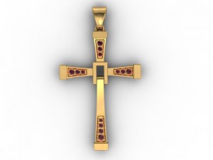cross pendant Modèles 3D en vedette