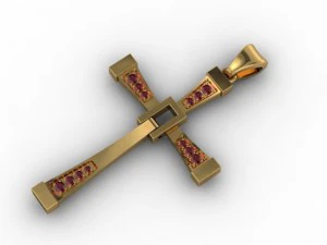 cross pendant 3D Print Model