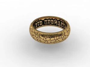 cincin perhiasan Model Cetak 3D