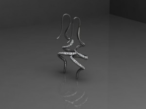 twisted earring 3D Baskı Modeli