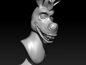 donkey 3D Print Model