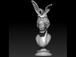 donkey 3D 프린트 모델