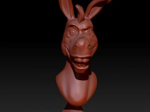 donkey 3D Print Model