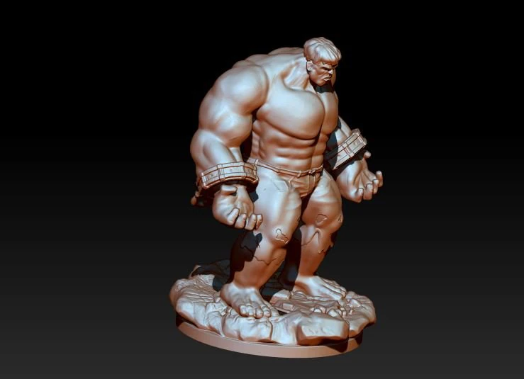 hulk 3D Model .c4d .max .obj .3ds .fbx .stl .blend 