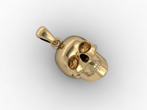 model skull pendant 3D Print Model