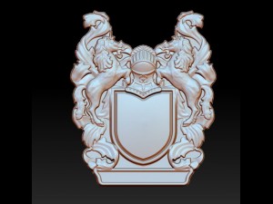 coat of arms Modelo de Impressão 3D