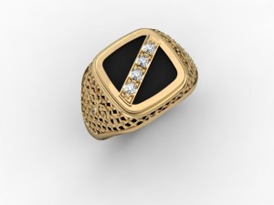 jewellery man ring 3D Baskı Modeli