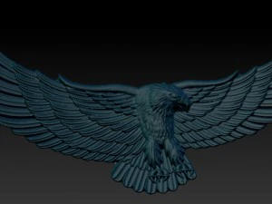 eagle bas relief 3D Model