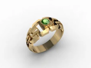 bague homme bijoux Modèles 3D en vedette
