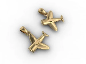 aircraft airplane pendant 3D Print Model