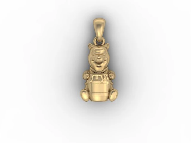 bear vinni pooh 3D Print Model .c4d .max .obj .3ds .fbx .stl .blend 