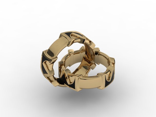 jewellery ring wedding Modello di stampa 3D .c4d .max .obj .3ds .fbx .stl .blend 