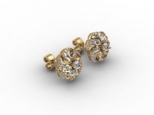 puset earring 3D Print Model