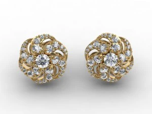 puset earring 3D Print Model