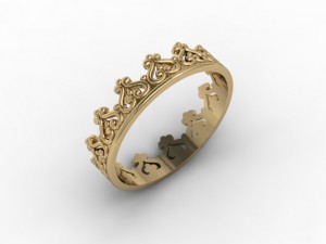 jewellery ring crown 3D Print Model