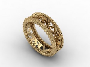 jewellery ring 3D-Druckmodell