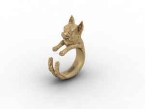 chihuahua dog ring 3D-Druckmodell
