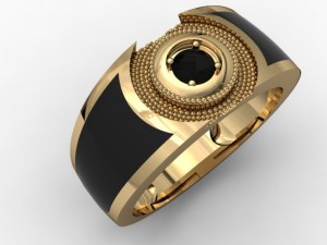 jewellery ring man 3D-printmodel