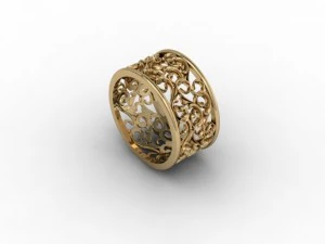 आभूषण की अंगूठी 3D प्रिंट मॉडल