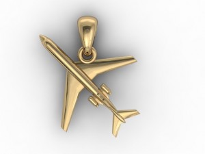 airplane pendant 3D Print Model