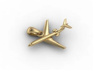 airplane pendant 3D Print Model