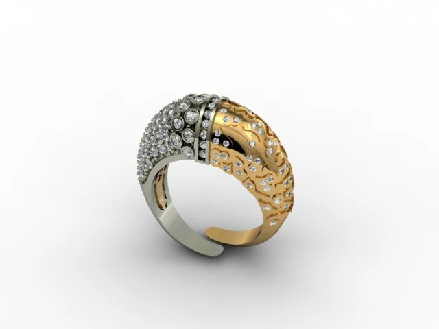 jewellery ring 3D Print Model .c4d .max .obj .3ds .fbx .stl .blend 