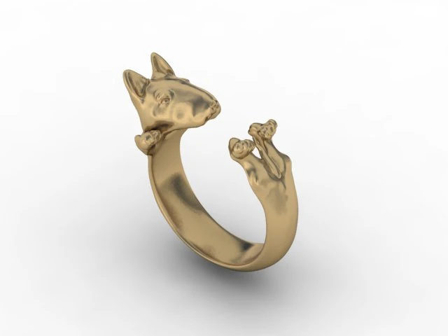 dog ring 3D Print Model .c4d .max .obj .3ds .fbx .stl .blend 