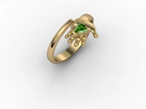 jewellery ring hand 3D Print Model